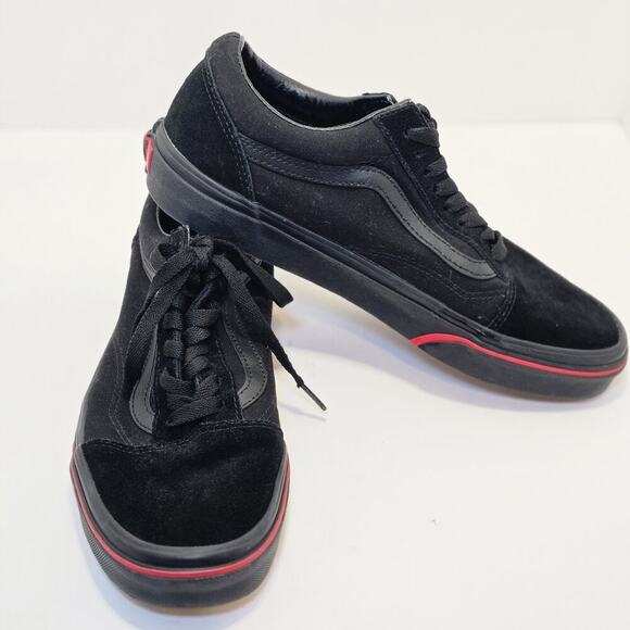 Vans Old Skool Flame Black Red Yellow Size 8.5 Men's Sneakers, New w/out Box - Picture 5 of 10